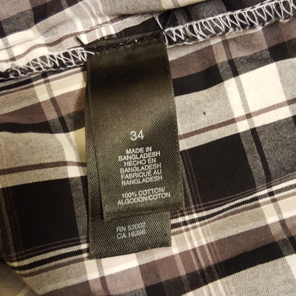 DKNY Active mens plaid shorts size 34 - Picture 3 of 8